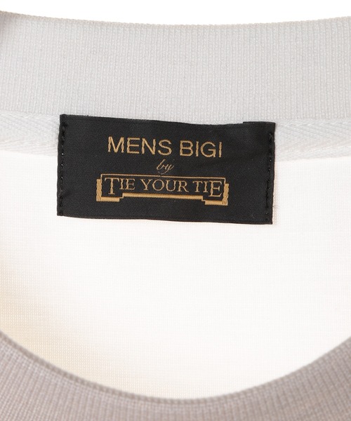 MEN'S BIGI(メンズビギ)の「【TIE YOUR TIE/タイ ユア タイ】別注 クルーネックTEE<接触冷感>(Tシャツ/カットソー・メンズ・ネイビー/ホワイト系その他・01/02/03)」の10枚目の写真