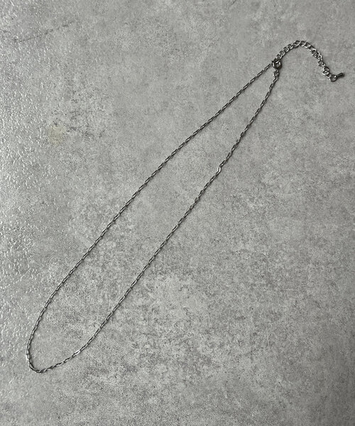 CPCM（シーピーシーエム）の「ステンレスナローネックレス（リング・レディース・シルバー/シルバー系その他/シルバー系その他2・FREE）」の9枚目の写真