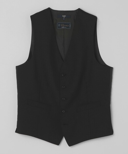 セール】SHIPS Colors:〈洗濯機可能〉TW ウォッシャブル スーツ ベスト