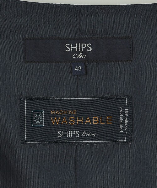 SHIPS Colors（シップス カラーズ）の「SHIPS Colors:〈洗濯機可能〉TW ウォッシャブル スーツ ベスト(セットアップ対応可能)（スーツベスト・メンズ・ダークブルー/ネイビー/ブラック・48/50/42/44/46）」の14枚目の写真