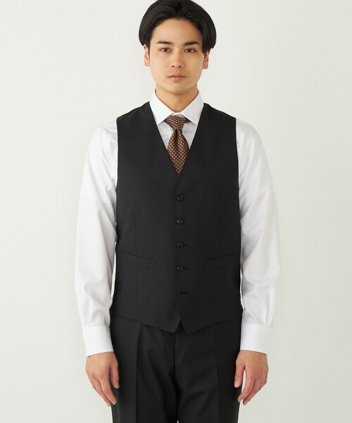 SHIPS Colors（シップス カラーズ）の「SHIPS Colors:〈洗濯機可能〉TW ウォッシャブル スーツ ベスト(セットアップ対応可能)（スーツベスト・メンズ・ダークブルー/ネイビー/ブラック・48/50/42/44/46）」の19枚目の写真