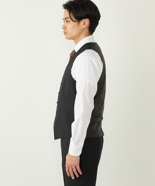 SHIPS Colors（シップス カラーズ）の「SHIPS Colors:〈洗濯機可能〉TW ウォッシャブル スーツ ベスト(セットアップ対応可能)（スーツベスト・メンズ・ダークブルー/ネイビー/ブラック・48/50/42/44/46）」の20枚目の写真