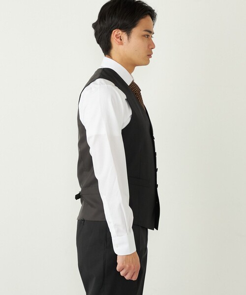 SHIPS Colors（シップス カラーズ）の「SHIPS Colors:〈洗濯機可能〉TW ウォッシャブル スーツ ベスト(セットアップ対応可能)（スーツベスト・メンズ・ダークブルー/ネイビー/ブラック・48/50/42/44/46）」の22枚目の写真