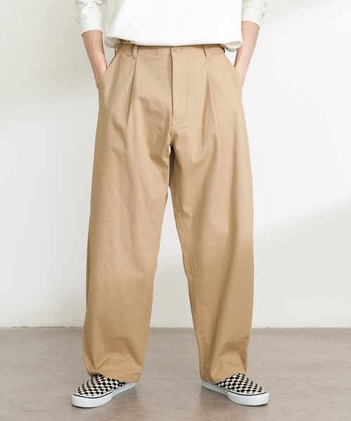 URBAN RESEARCH Sonny Label(アーバンリサーチサニーレーベル)の「コットンツイルバルーンパンツ(その他パンツ・メンズ・チャコールグレー/ブラック/ベージュ・MEDIUM/LARGE)」の3枚目の写真