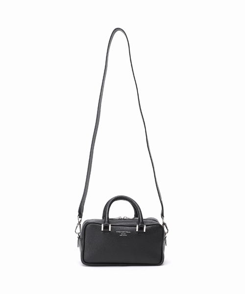 CHRISTIAN VILLA(クリスチャンヴィラ)の「【CHRISTIAN VILLA/クリスチャン ヴィラ】ミニボストンバッグ(ボストンバッグ・レディース・ブラック/ベージュ・FREE)」の5枚目の写真