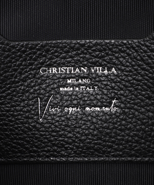 CHRISTIAN VILLA(クリスチャンヴィラ)の「【CHRISTIAN VILLA/クリスチャン ヴィラ】ミニボストンバッグ(ボストンバッグ・レディース・ブラック/ベージュ・FREE)」の17枚目の写真