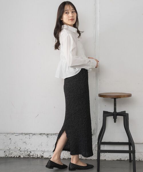 RETRO GIRL（レトロガール）の「ビスチェ風ギャザーSH（シャツ/ブラウス・レディース・イエロー系その他/オフホワイト/ブルー系その他・FREE）」の13枚目の写真