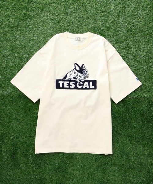 The Endless Summer（エンドレスサマー）の「TES CAL SAGARA LOGO BIG T-SHIRT / ビッグシルエットTシャツ（Tシャツ/カットソー・メンズ・ブラック/ホワイト/ベージュ系その他4/ネイビー・SMALL/MEDIUM/LARGE/X-LARGE）」の11枚目の写真
