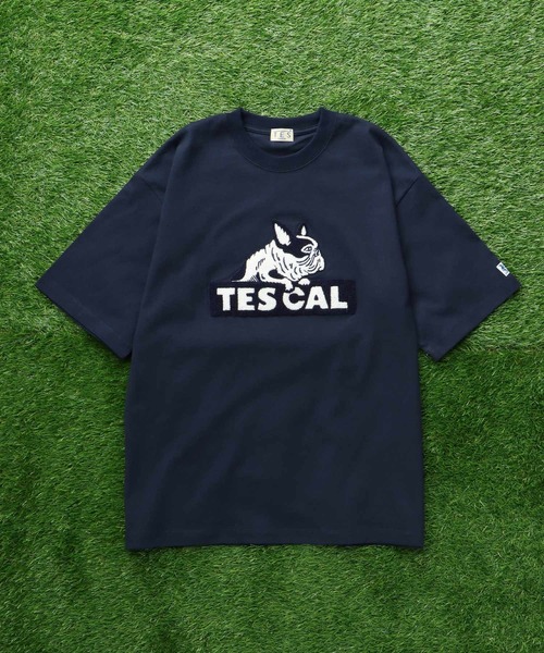 The Endless Summer（エンドレスサマー）の「TES CAL SAGARA LOGO BIG T-SHIRT / ビッグシルエットTシャツ（Tシャツ/カットソー・メンズ・ブラック/ホワイト/ベージュ系その他4/ネイビー・SMALL/MEDIUM/LARGE/X-LARGE）」の14枚目の写真