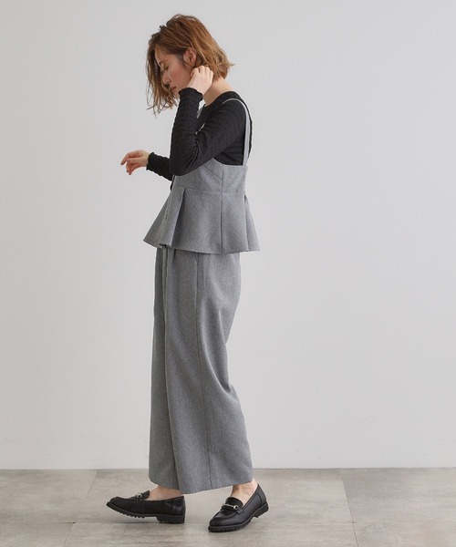 grove（グローブ）の「デニムアソート麻調ビスチェセット