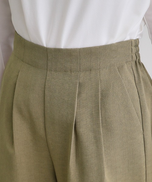 grove（グローブ）の「デニムアソート麻調ビスチェセット（セットアップ・レディース・ブラック/ネイビー/カーキ/グレー・02/03/01/04/05）」の11枚目の写真