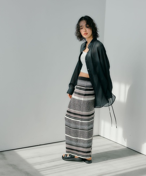 セール】サイド絞りシャツ 242830（シャツ/ブラウス）｜LEPSIM