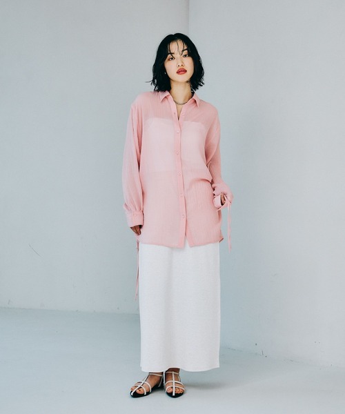 セール】サイド絞りシャツ 242830（シャツ/ブラウス）｜LEPSIM