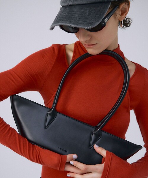 JOSE MOON（ジョゼムーン）の「【JOSEMOON/ジョゼムーン】RECTANGLE HAND BAG/ハンドバッグ（ハンドバッグ・レディース・ブラック・FREE）」の3枚目の写真