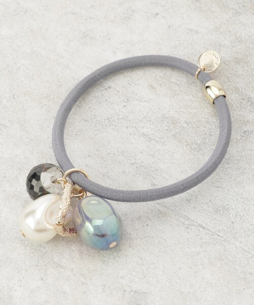 OPAQUE.CLIP（オペークドットクリップ）の「しゃらしゃらヘアゴム（その他ヘアアクセサリー・レディース・グレー/ブラック/ブラウン系・00）」の4枚目の写真