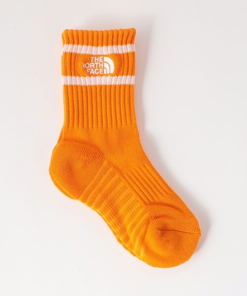 THE NORTH FACE（ザノースフェイス）の「＜THE NORTH FACE＞ラン 2P クルー ソックス  / キッズ（ソックス/靴下・キッズ・ケリーグリーン/ブラック・16-18cm）」の3枚目の写真