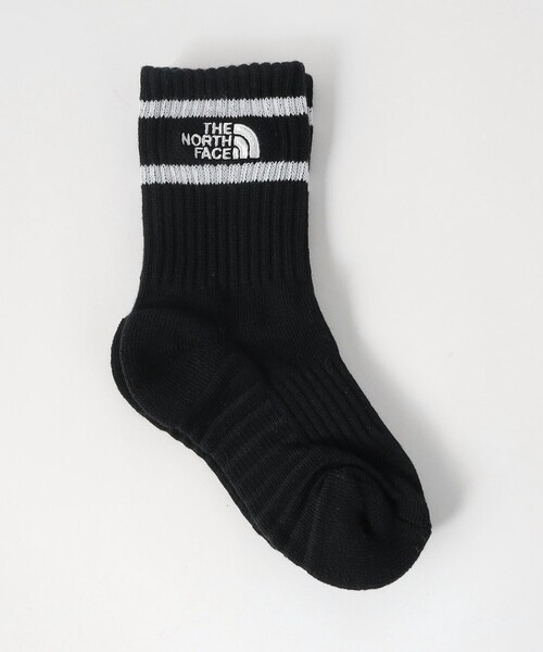 THE NORTH FACE（ザノースフェイス）の「＜THE NORTH FACE＞ラン 2P クルー ソックス  / キッズ（ソックス/靴下・キッズ・ケリーグリーン/ブラック・16-18cm）」の12枚目の写真