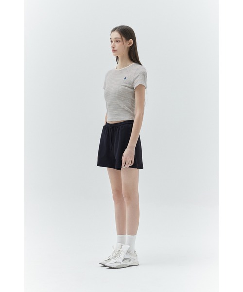 KIRSH PLAIN SLIM FIT STRIPE T-SHIRT キルシー プレーン スリム