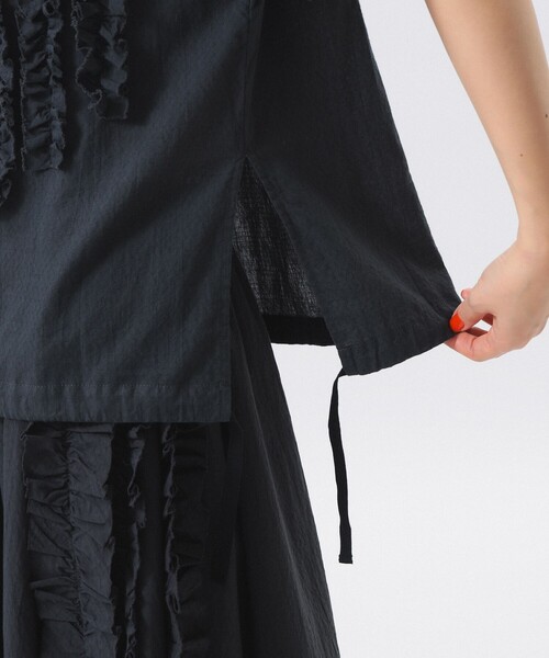 BEAMS BOY（ビームスボーイ）の「ドビー フリル ショートスリーブ