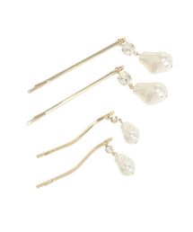 CALNAMUR | FAKE PEARL×BIJOU PIN/フェイクパール×ビジューピン(ヘアピン)