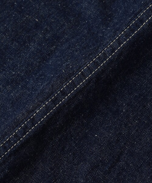 orSlow（オアスロウ）の「Orslow/オアスロウ 40's DENIM COVER ALL One Wash（ブルゾン・メンズ・ネイビー・2/3/1）」の9枚目の写真