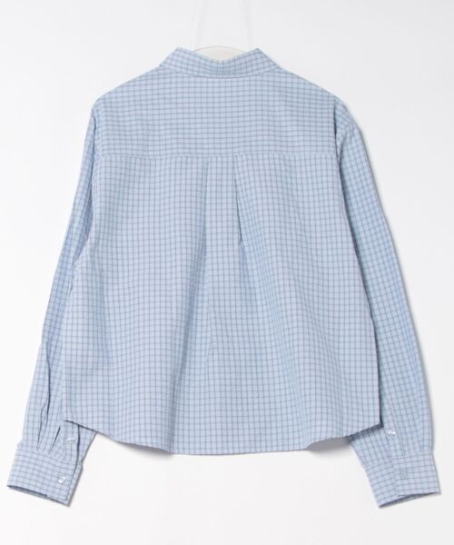 nemne store(ネンネストア)の「【sepup】マルエリチェックシャツ(シャツ/ブラウス・レディース・ピンク系/サックスブルー系・MEDIUM/SMALL)」の3枚目の写真
