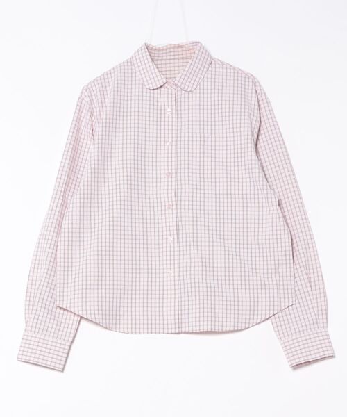 nemne store(ネンネストア)の「【sepup】マルエリチェックシャツ(シャツ/ブラウス・レディース・ピンク系/サックスブルー系・MEDIUM/SMALL)」の8枚目の写真