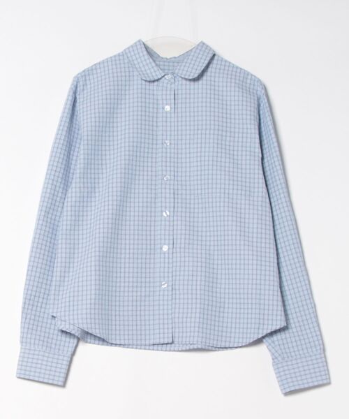 nemne store(ネンネストア)の「【sepup】マルエリチェックシャツ(シャツ/ブラウス・レディース・ピンク系/サックスブルー系・MEDIUM/SMALL)」の9枚目の写真