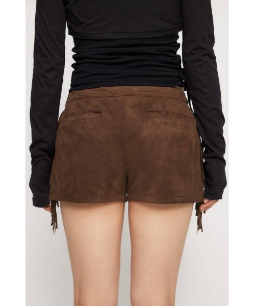 LAGUA GEM FRINGE LACE UP ショートパンツ セール】FRINGE LACE UP ショートパンツ（その他パンツ）｜LAGUA