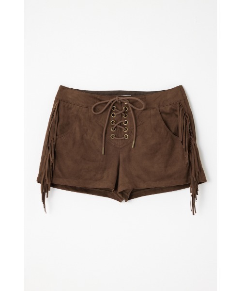 セール】FRINGE LACE UP ショートパンツ（その他パンツ）｜LAGUA