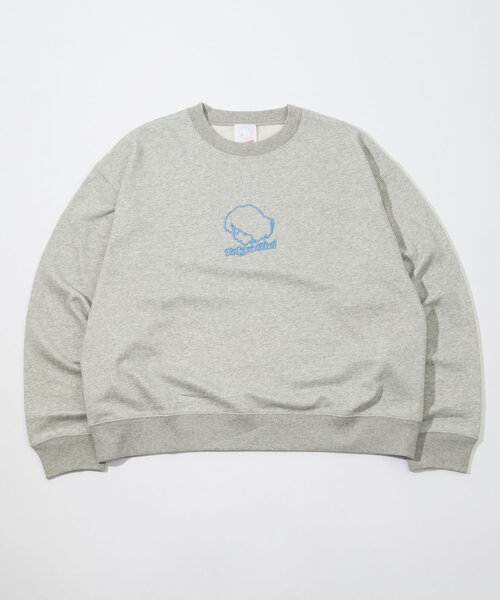 TOKYOGIRL（トーキョーガール）の「WEB限定/2サイズ【TOKYO GIRL/東京ガール】3D刺繍ロゴクルー（スウェット・レディース・ホワイト/ブラック/グレー・MEDIUM/LARGE）」の18枚目の写真