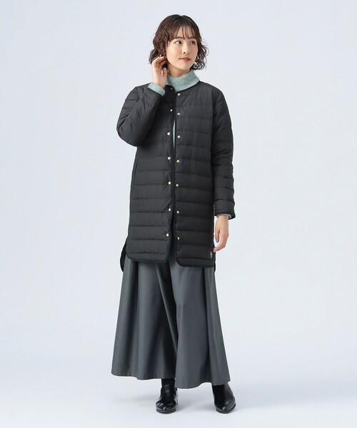 ベストセラー】フレンチ ダウン ロングコート 軽量（ダウンジャケット