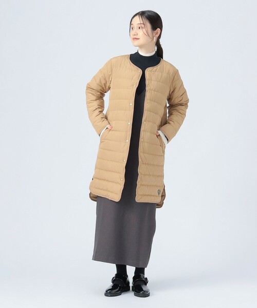 ベストセラー】フレンチ ダウン ロングコート 軽量（ダウンジャケット