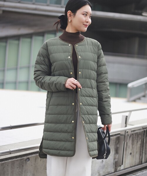 セール】【ベストセラー】フレンチ ダウン ロングコート 軽量（ダウン