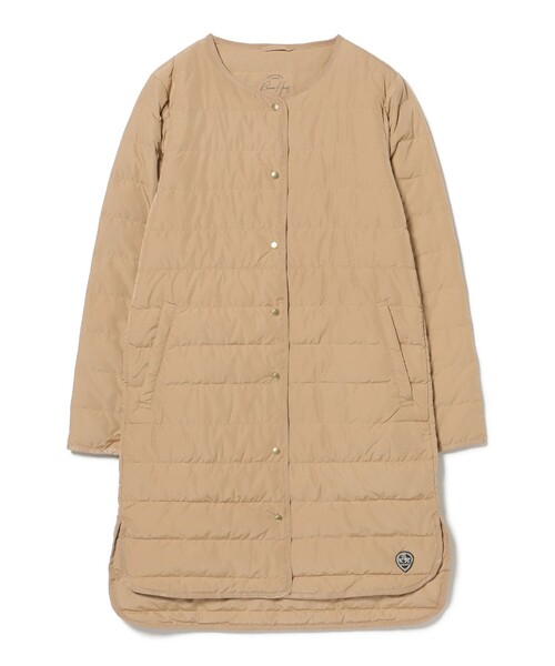 BEAMS HEART（ビームスハート）の「【ベストセラー】フレンチ ダウン ロングコート　軽量（ダウンジャケット/コート・レディース・ブラック/ベージュ/グリーン系その他5・SMALL/MEDIUM/LARGE）」の13枚目の写真