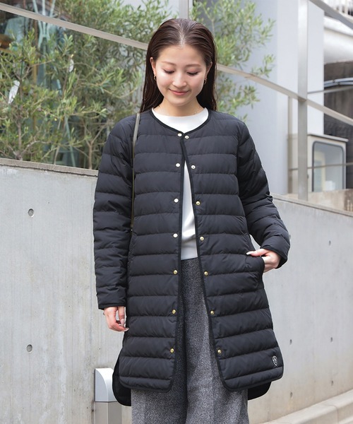 ベストセラー】フレンチ ダウン ロングコート 軽量（ダウンジャケット