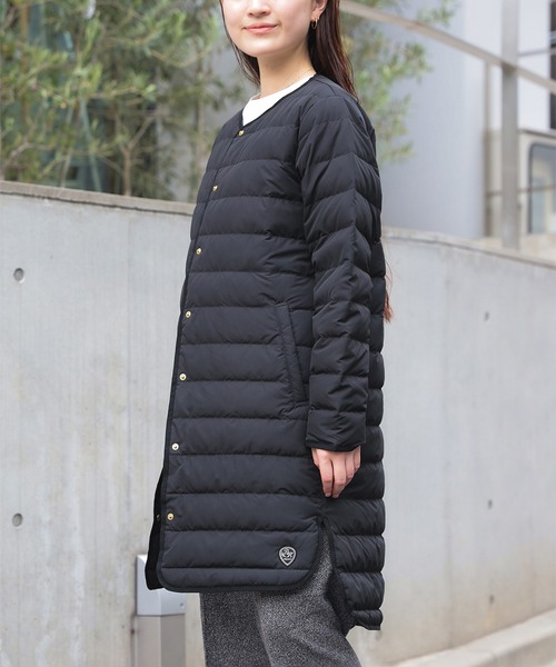 BEAMS HEART（ビームスハート）の「【ベストセラー】フレンチ ダウン ロングコート　軽量（ダウンジャケット/コート・レディース・ブラック/ベージュ/グリーン系その他5・SMALL/MEDIUM/LARGE）」の5枚目の写真