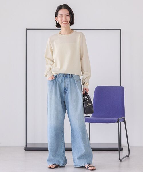 AMERICAN HOLIC(アメリカンホリック)の「ラメ入りクルーネックニットプルオーバー(ニット/セーター・レディース・アイボリー/ブラック/ライトグレー・L/M)」の22枚目の写真