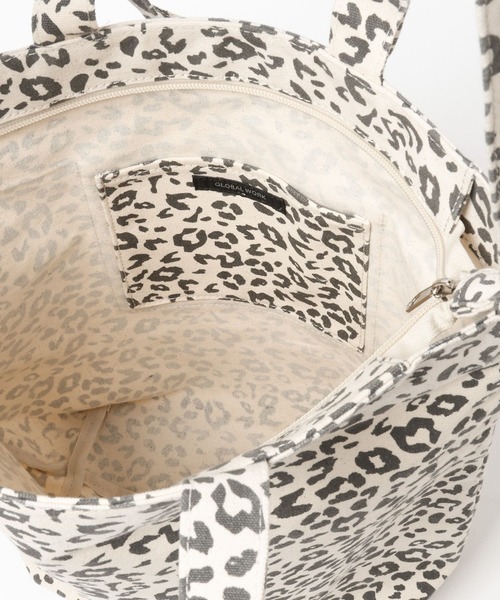 GLOBAL WORK（グローバルワーク）の「ロゴキャンバス2WAYトート/ 286153（トートバッグ・レディース・ボルドー/ベージュ/アイボリー/ブラウン系その他/ブラック・ONE SIZE）」の21枚目の写真