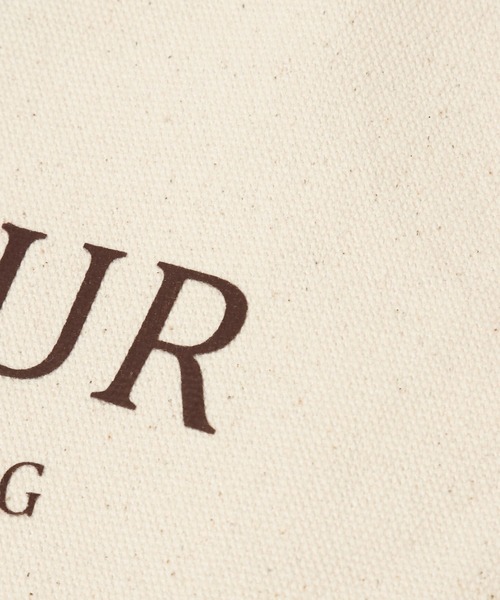 GLOBAL WORK（グローバルワーク）の「ロゴキャンバス2WAYトート/ 286153（トートバッグ・レディース・ボルドー/ベージュ/アイボリー/ブラウン系その他/ブラック・ONE SIZE）」の19枚目の写真