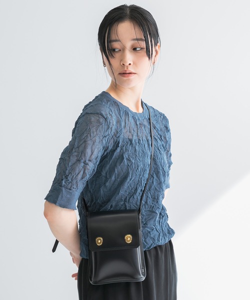 【ほぼ新品】リネン混ダメージ加工サマーニット セール】new basic リネン混スポンディッシュニットプルオーバー