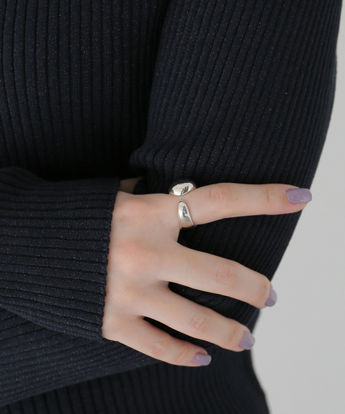 journal standard L'essage（ジャーナルスタンダードレサージュ）の「【AGMES/アグメス】SIENNA RING STERLING SILVER：リング（リング・レディース・シルバー・6）」の7枚目の写真