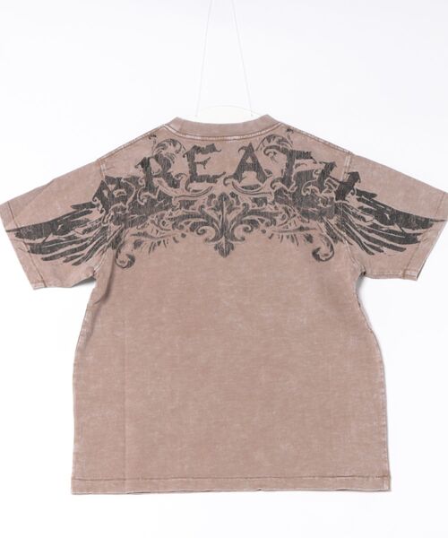 STYLISE(スタイライズ)の「【BREATH / ブレス】SKULL WING LOGO TEE / ダスト [BR25SS-C5006(Tシャツ/カットソー・メンズ・ベージュ系その他・M/L)」の3枚目の写真