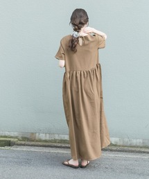 ITEMS URBANRESEARCH | リネンライク半袖ワンピース(ワンピース)