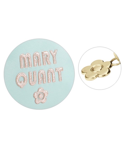 すぐ届く MARY QUANT* グリッターレトロロゴ ラウンドポーチL セール】グリッターレトロロゴ ラウンドポーチL（ポーチ）｜MARY