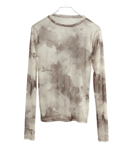 Fashion Letter(ファッションレター)の「ニュアンスタイダイ シアーカットソー(Tシャツ/カットソー・レディース・ブラウン/パープル/ミント/ベージュ・M)」の21枚目の写真