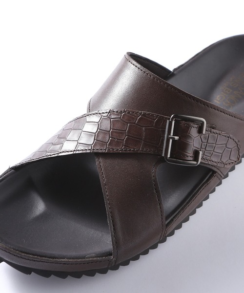 MEN'S BIGI（メンズビギ）の「【Artesanos/アルテサノス】別注 レザークロスストラップサンダル（サンダル・メンズ・ブラウン/ブラック・02/03）」の8枚目の写真