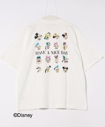 ANTIBAL（アンティバル）の「【ANTIBAL】ミッキーマウス”HAVE A NICE DAY”プリント ショートスリーブTシャツ（Tシャツ/カットソー）」