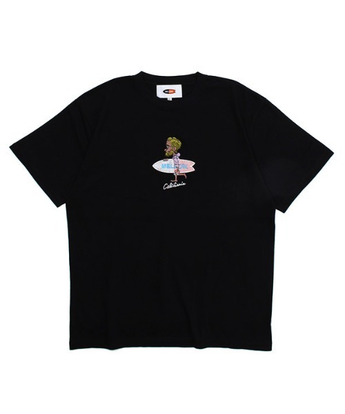 MELLOW（メロー）の「Mr.MARVIE SS TEE（Tシャツ/カットソー・メンズ・ブラック/ホワイト/グリーン/ピンク・M/L/XL）」の2枚目の写真
