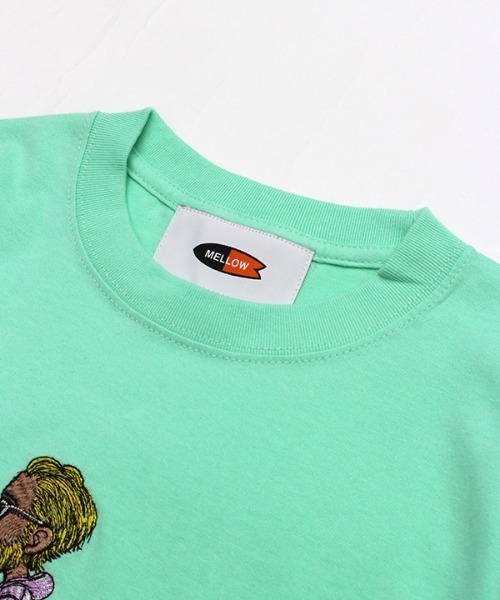 MELLOW（メロー）の「Mr.MARVIE SS TEE（Tシャツ/カットソー・メンズ・ブラック/ホワイト/グリーン/ピンク・M/L/XL）」の11枚目の写真